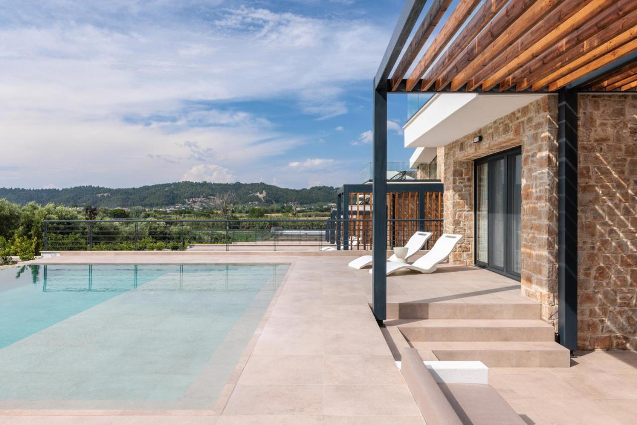 Villa Five Senses Of Luxury Kalandra Exterior foto