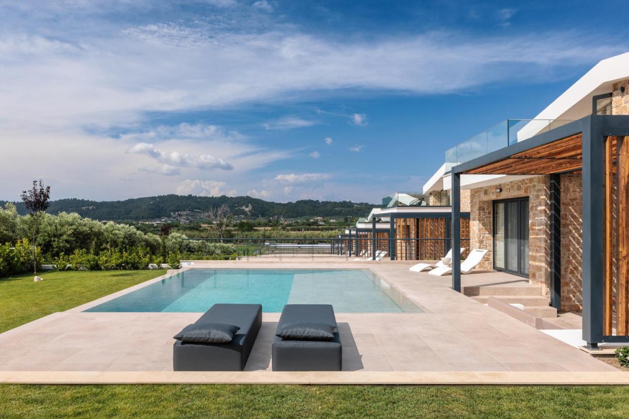 Villa Five Senses Of Luxury Kalandra Exterior foto
